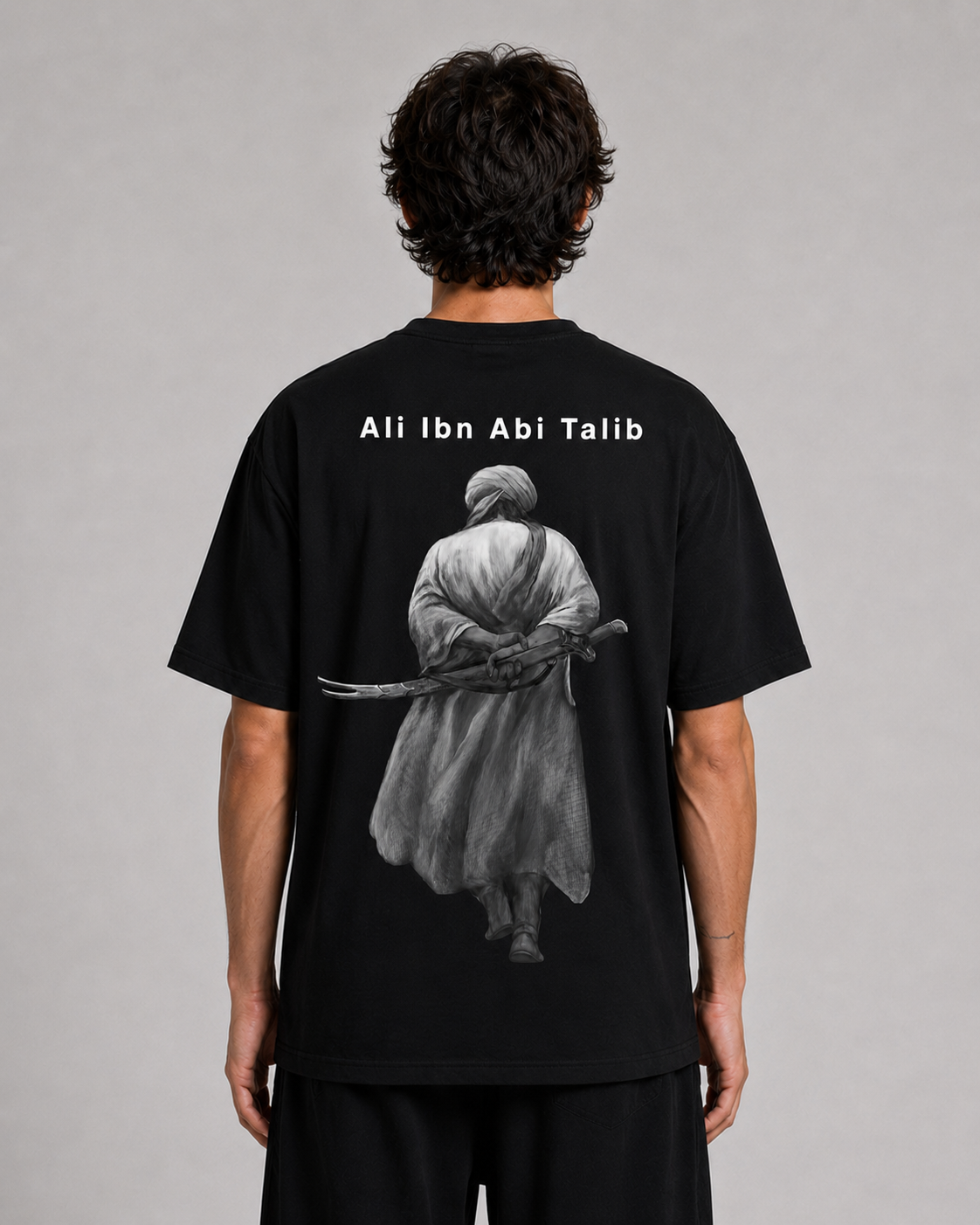 Ali Ibn Abi Talib T-Shirt back view
